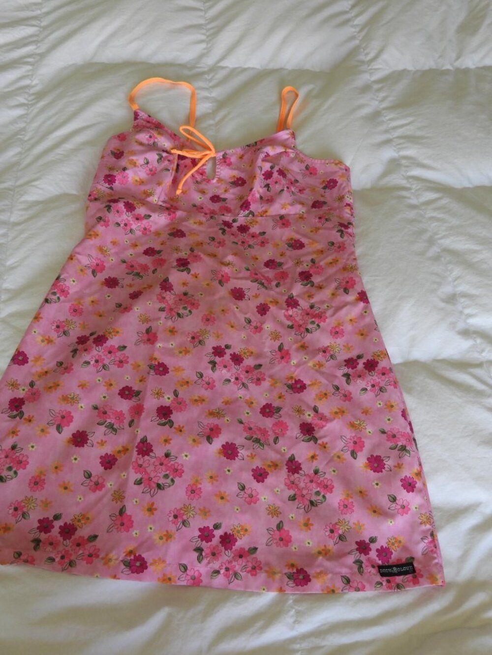 BODY GLOVE ADORABLE Stretchy Form Fitting Mini-print Dress